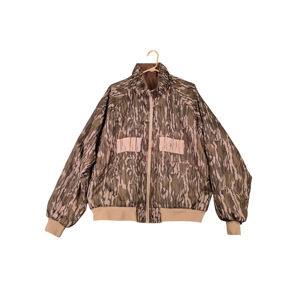 Columbia Sportswear Mossy Oak Camo 3M Thinsulate Reversible Jacket Mens XL VTG